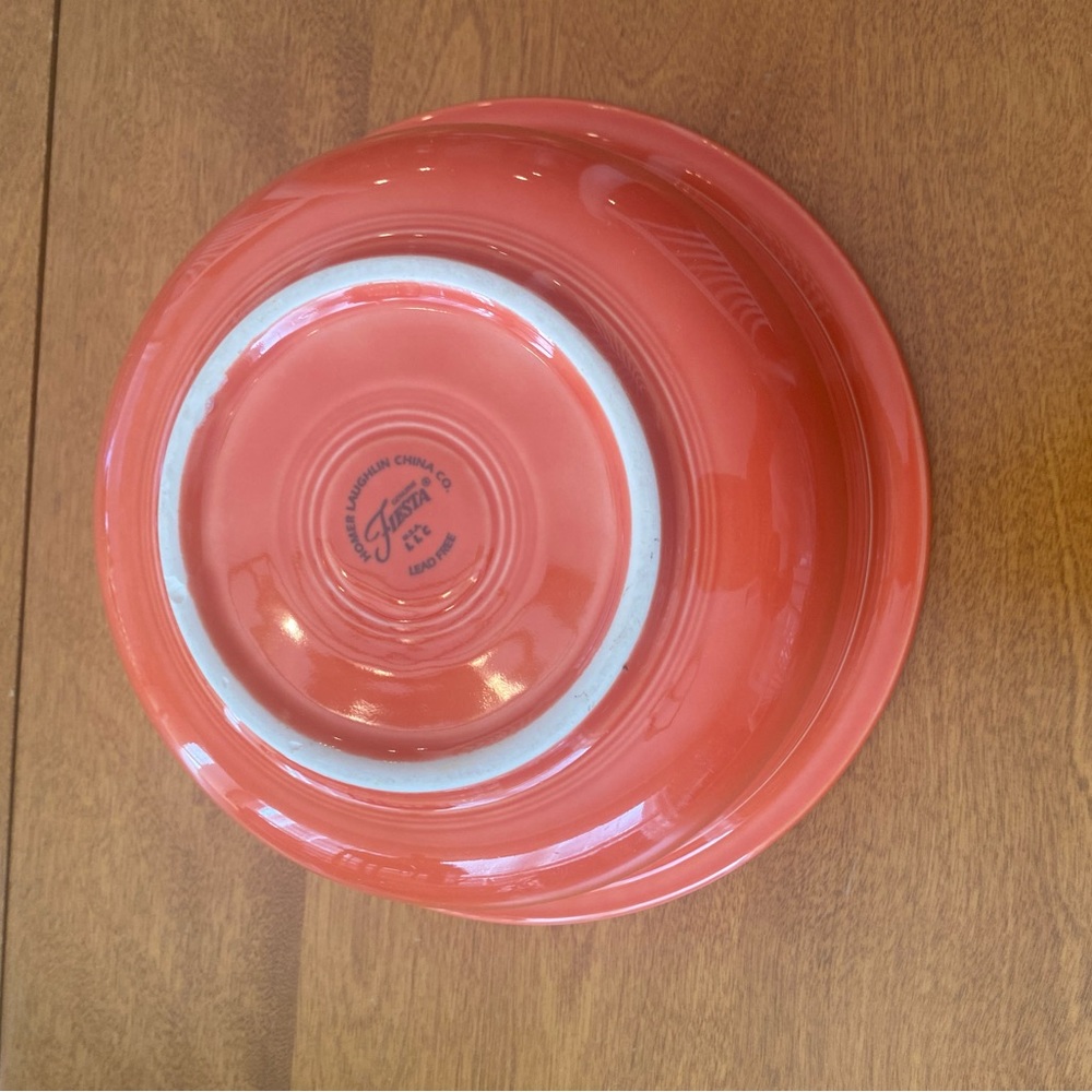 Fiesta-ware large bowls.